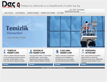 Tablet Screenshot of deca.com.tr